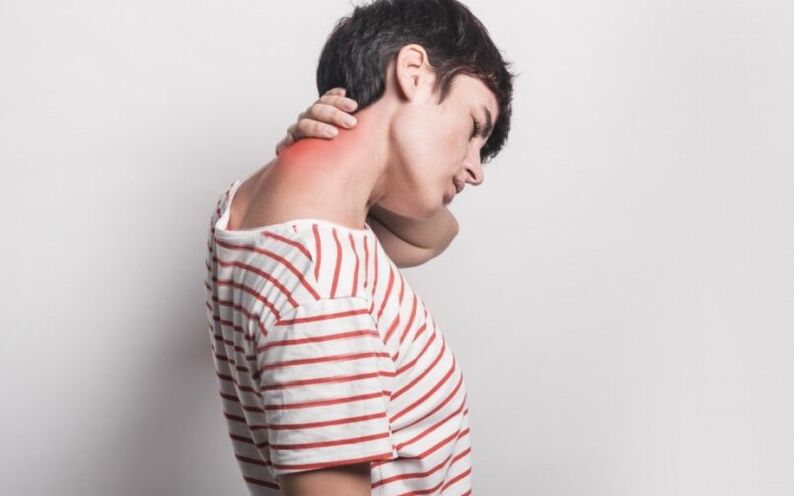 Neck pain symptoms of cervical osteochondosis